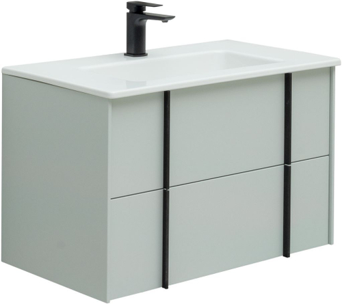 Тумба с раковиной Allen Brau Reality 1.32005.PWM 80 рapyrus white matt