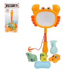 Набор игрушек для купания 7шт. сачок, рыбки, аксесс. пакет 368-7A