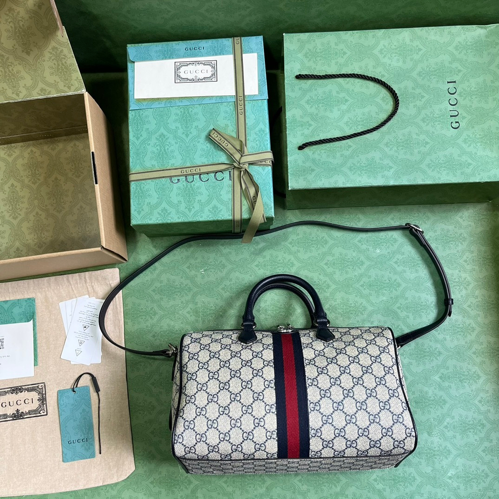 Gucci Ophidia GG Medium Top Handle Bag