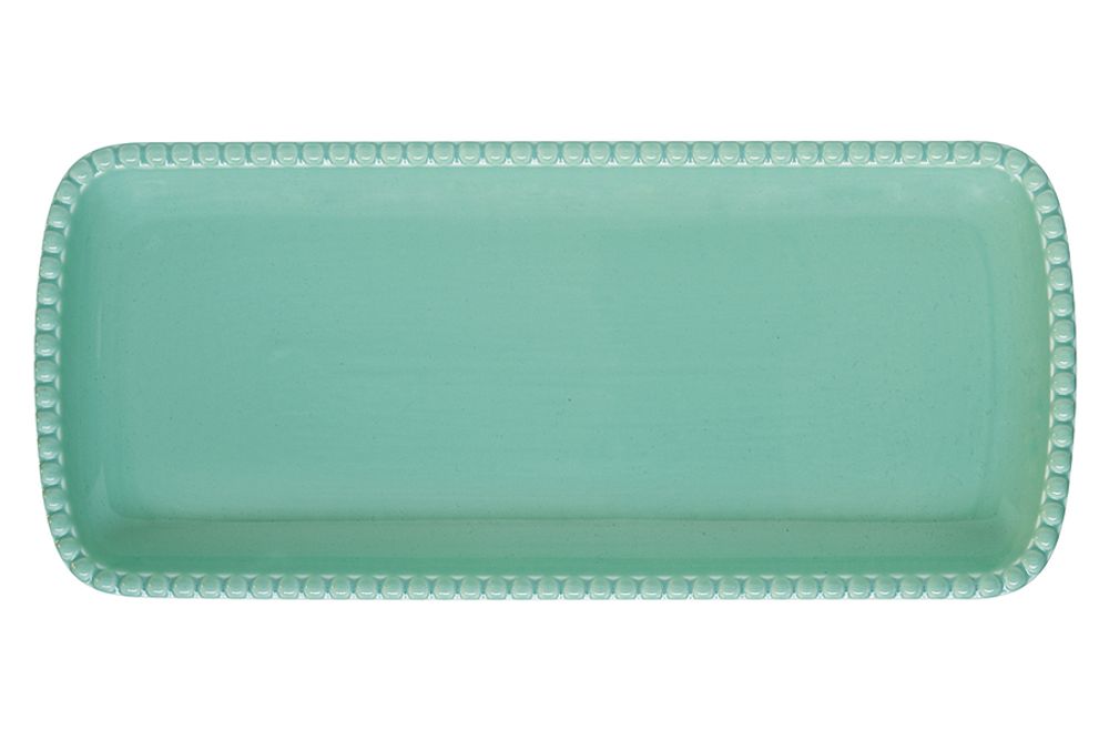 Блюдо прямоугольное Tiffany, бургунди, 36х16 см
