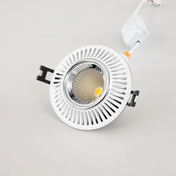 CLD042NW1 Дзета Белый+Хром Св-к Встр. 7W*3500K