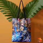 Сумка шоппер с принтом Honkai Star Rail