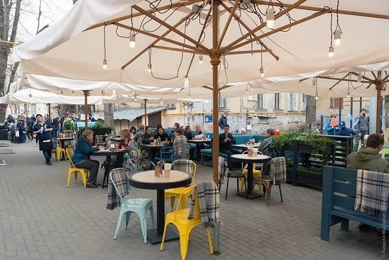 Зонт профессиональный телескопический Palladio Telescopic 4000 слоновая кость Scolaro Италия