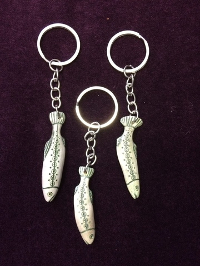 Брелок "Рыбка", рог оленя