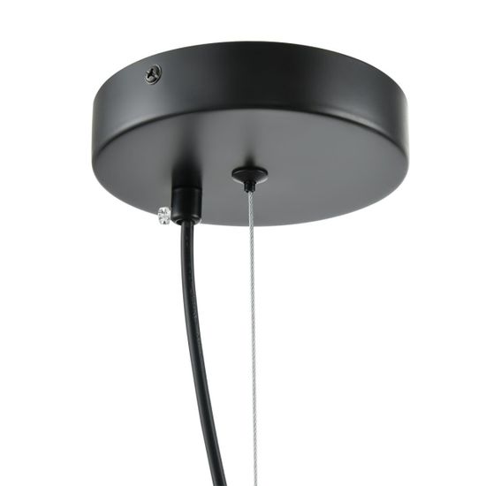 6595/4A MODERNI LN25 183 черный/прозрачный, металл/стекло Подвес E27 4*60W 220V CORNE