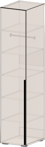 ДЕНВЕР №28 Пенал комби 580 ЛЕВЫЙ