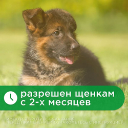 Комплексные капли от блох, клещей и гельминтов для собак от 20 до 30кг IN-UP Complex (ИН-АП) Празиквантел/Фипронил/Аверсектин С1