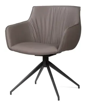 Полукресло Sofia soft-touch цвет темно-серый