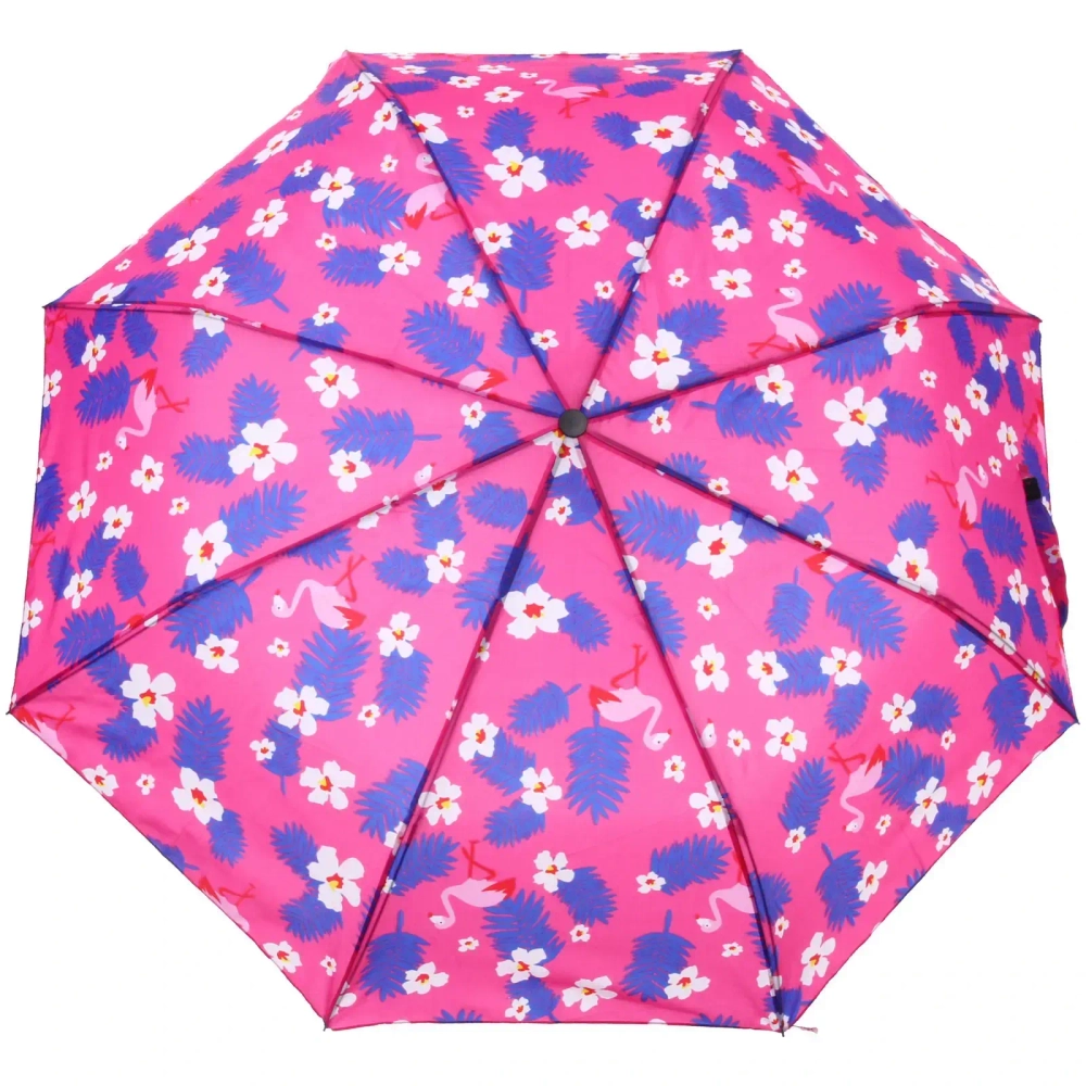 Зонт женский полуавтомат «Эдельвейс», микс 6 цветов, 8 спиц, d-100см, длина в слож. виде 30см