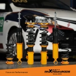 Racing Coilover Struts Shocks подходит для автомобиля Honda Civic EX LX Sedan 2006-11 Adjustable