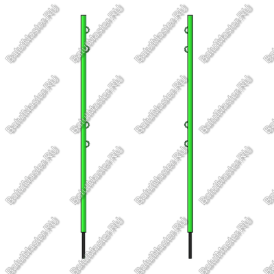 ВОЛЕЙБОЛЬНЫЕ СТОЙКИ (ПАРА) БЕЗ СЕТКИ