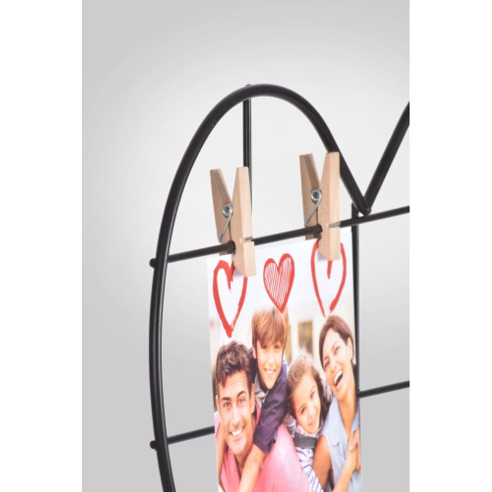 Innova PM1581 фоторамка Love Hearts , черный, металл | Innova