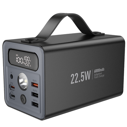 J138 Distant 22.5W+PD20W+DC12V multi-function power bank(60000mAh)