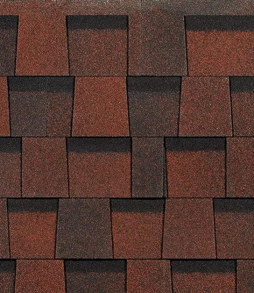 Ламинированная черепица Docke Серия Dragon Standard, Красный  2.38м2