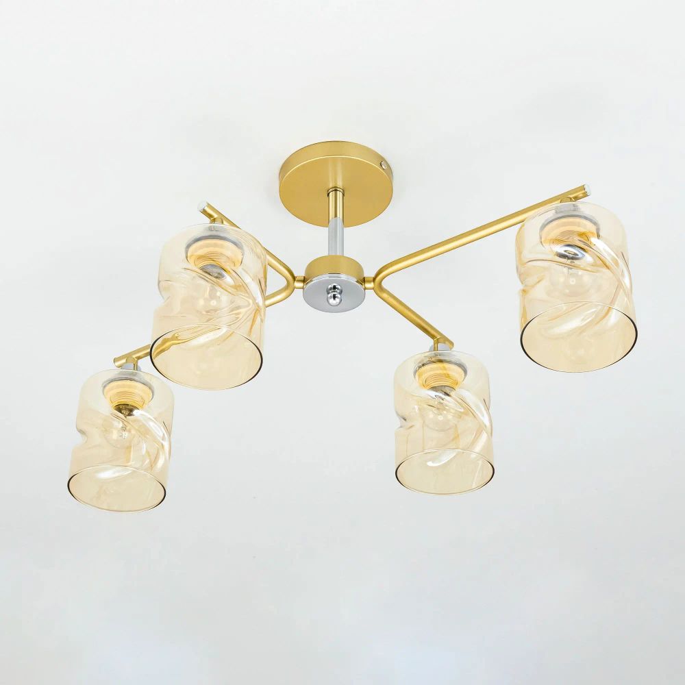 Citilux Клод CL137142 Люстра потолочная Золото