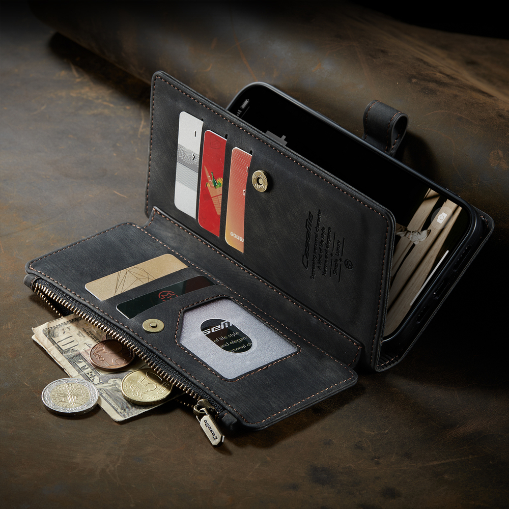 Многофункциональный чехол-кошелек CaseMe 3 in 1 Matte Wallet для iPhone 17