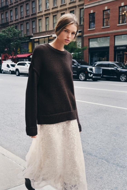 ZARA ЮБКА МИДИ С ПАЙЕТКАМИ, ЦВЕТ РОЗОВОГО МЕЛА