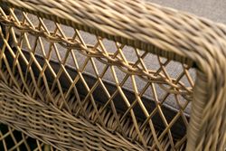 "Гранд Латте" лаунж-зона из искусственного ротанга, цвет соломенный