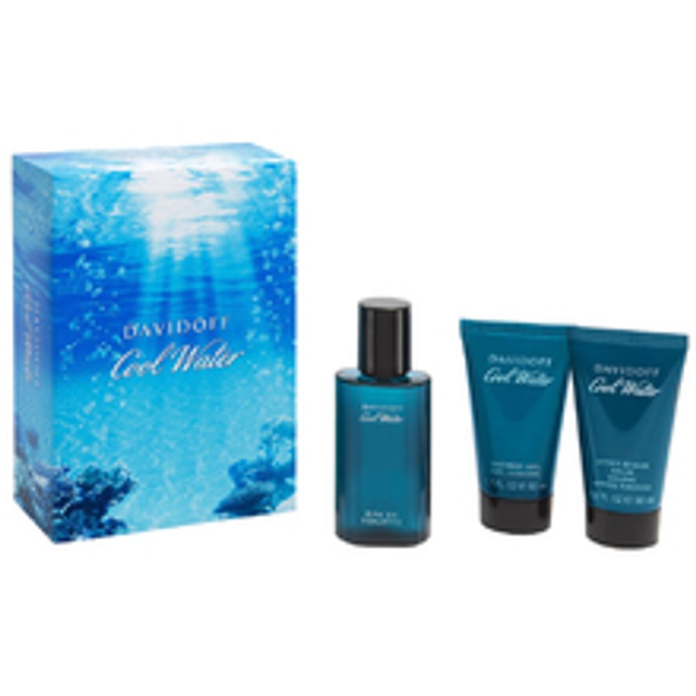 Davidoff Cool Water Man Gift Set EDT 40 ml, 50 ml shower gel and after shave balm 50 ml 40ml
