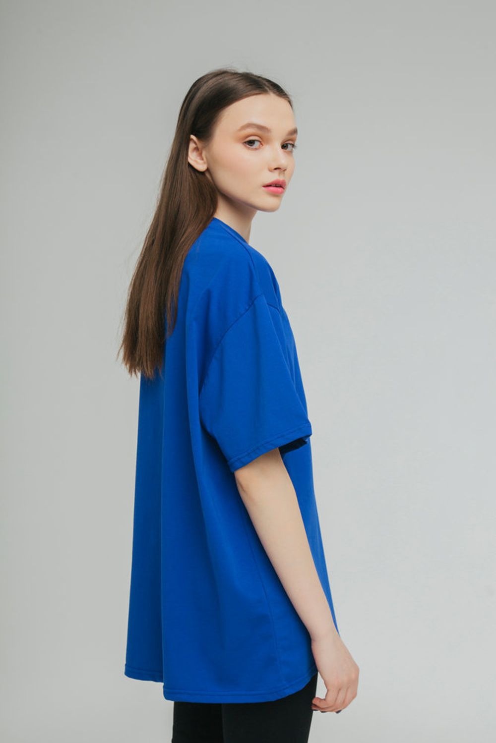 Футболка MOE Logo Синияя