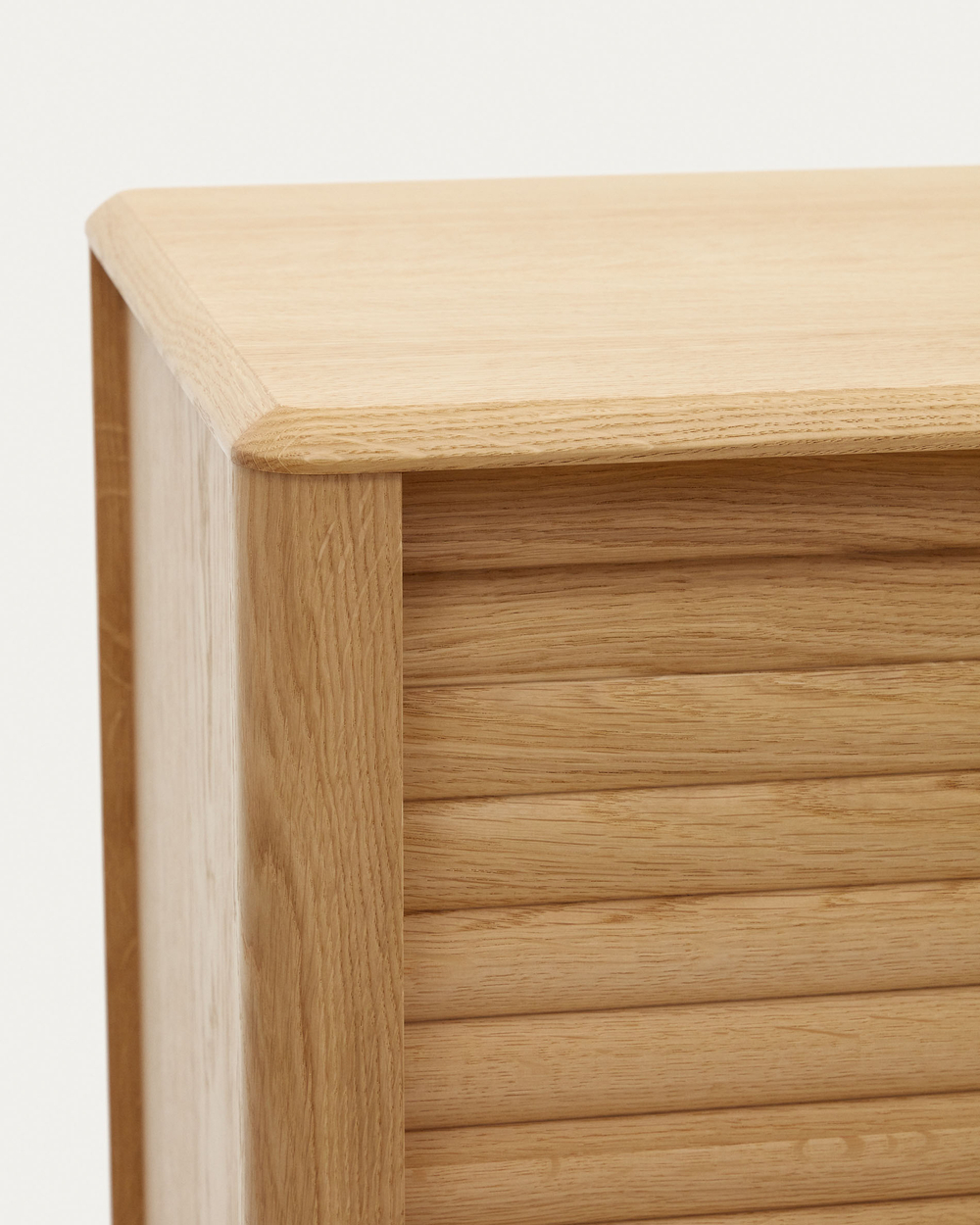 Lenon Сервант с 1 дверцей и 3 ящиками из шпона дуба 105 x 84 см