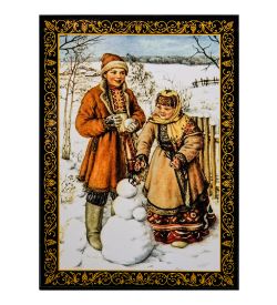 Народные промыслы ШК-11/ 6-O Шкатулка в технике декупаж (13х18х4)