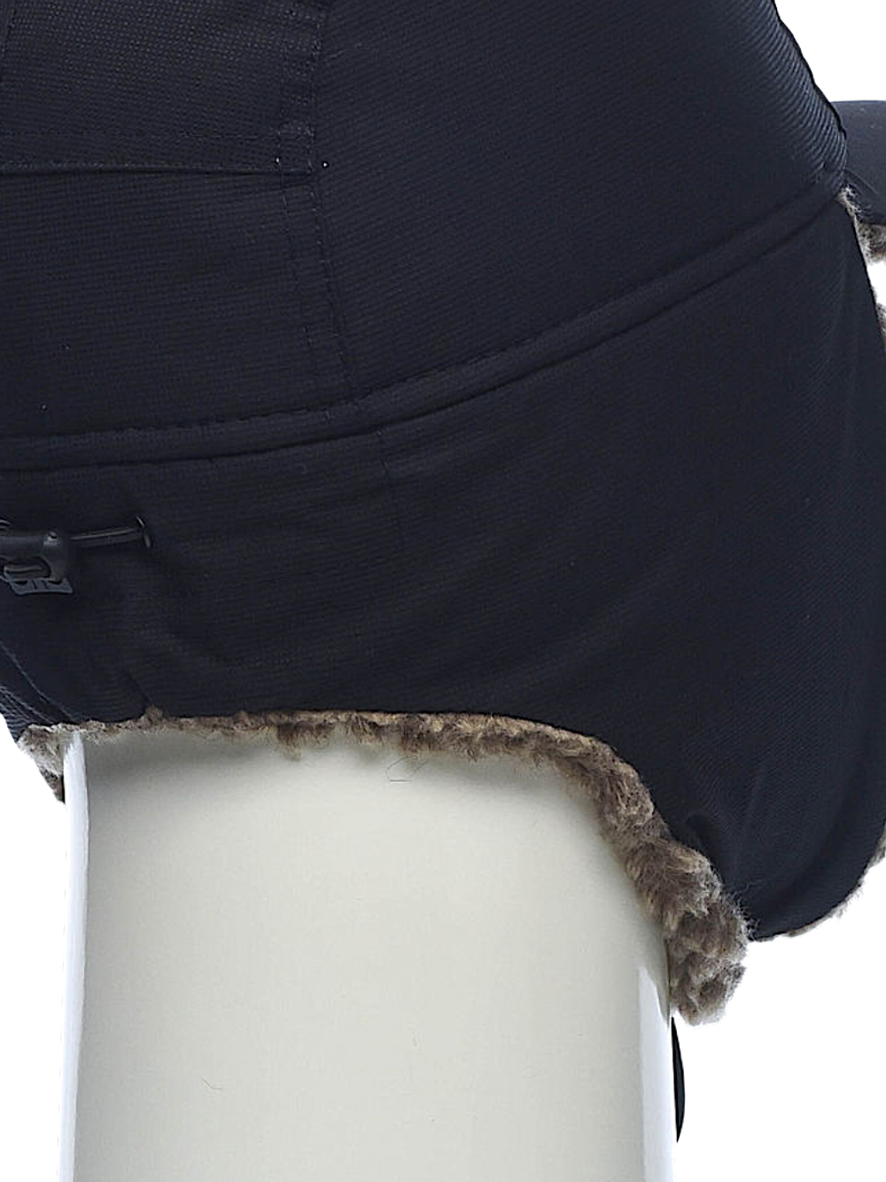 Кепка Extreal Сити Мех барашек Коричневый Мембрана Breathable XL Чёрный