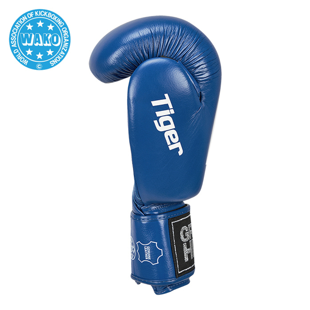 BGT-2010w Боксерские перчатки TIGER WAKO Approved синие
