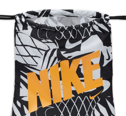 Рюкзак теннисный Nike Kids' Drawstring Bag - black/white/vivid orange