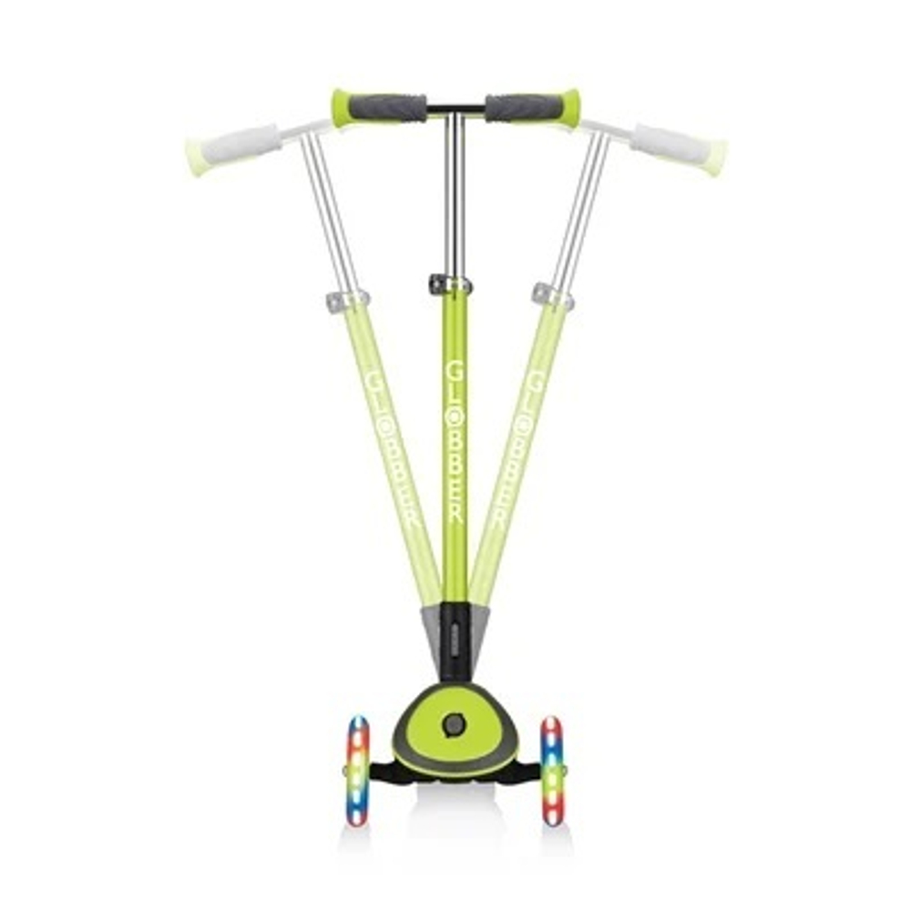 Самокат Globber Elite Deluxe Lights зеленый