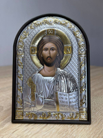 Спаситель, икона арочная, пластик 96х138
