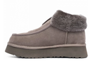 Ugg Funkette Platform Boots - Smoke