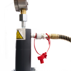 Пресс гидравлический 10 тонн, настольный, цвет серый RAL 7016 ROSSVIK