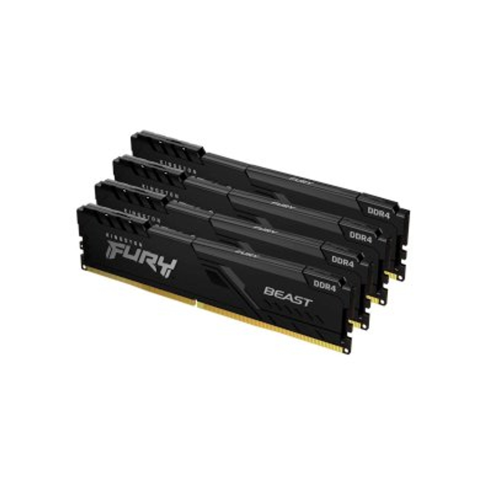 Оперативная память Kingston Fury Beast Black KF432C16BBK4/128