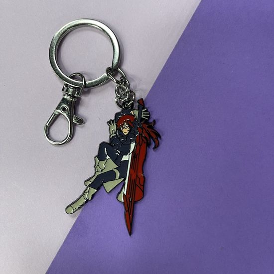 Брелок металлический Дилюк Геншин Импакт Genshin Impact