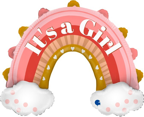 Фигура 31" Радуга для девочки розовая Gr