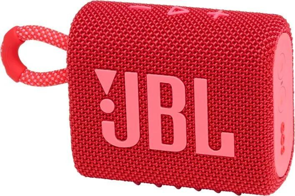 Колонка портативная JBL GO 3, 4.2Вт, красный [jblgo3red]