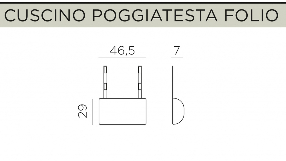 Подушка-подголовник для лаунж кресла Nardi Folio, розовый