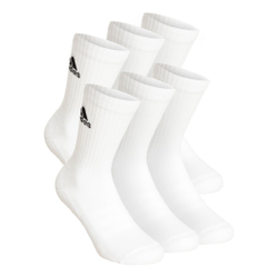 adidas Crew Sportswear Ankle Sports Socks - White, Black