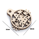 Деревянный конструктор Елочная игрушка - антистресс (DROVO)