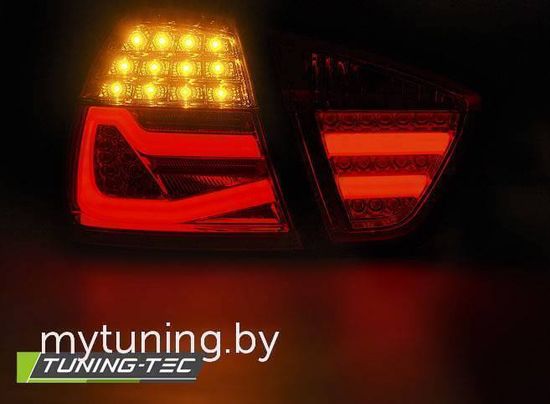 Задние фонари для BMW 3 E90 (05-08) LED Red Smoke