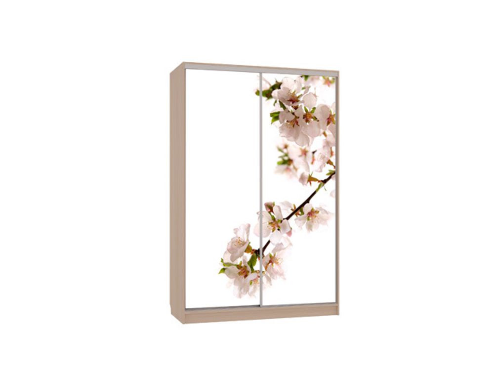 Шкаф-купе "Гранд-7 600 яблоня" (дуб млечный), ЛДСП 16 мм, Мебельсон, г. Ижевск