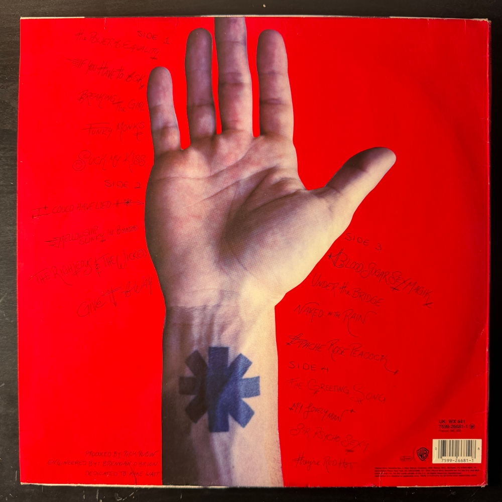 Red Hot Chili Peppers ‎– Blood Sugar Sex Magik 2LP (германия 1991г.)