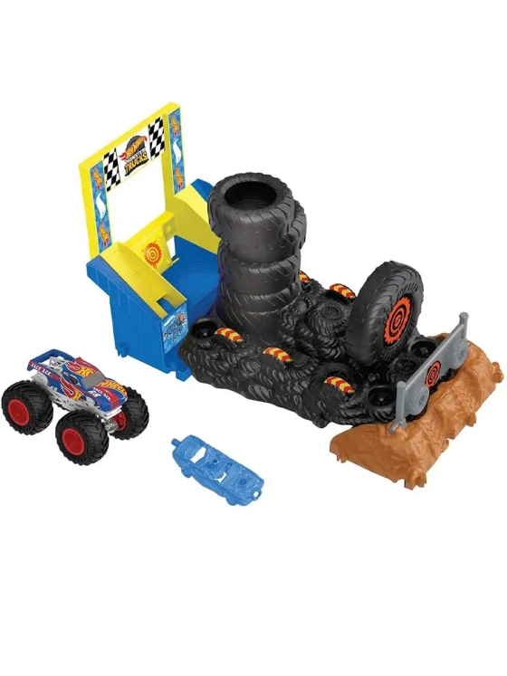 Автотрек трек Хот Вилс Монстр Трак Башня из шин HNB89