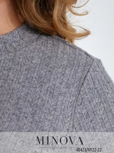 Платье 22-22-серый Minova