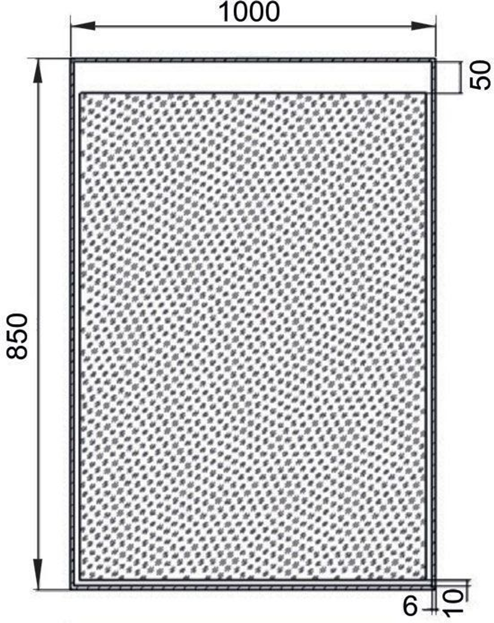 Зеркало Aquanet Палермо 10085 LED