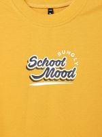 Свитшот облегченный "Горчица" с принтом 7+