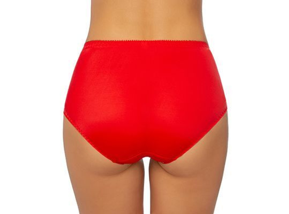 Высокие трусики с кружевными вставками Vintage (Размер: 40) (Цвет: молочный)