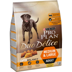 Pro Plan Duo Delice Chicken - сухой корм для собак средних и крупных пород (курица/рис)