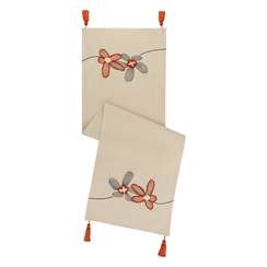 Дорожка на стол stone flowers из коллекции ethnic, 45х150 см